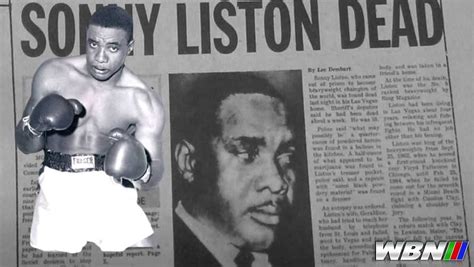 sonny liston cause of death|O Unlucky Man: The sad life and tragic death of .